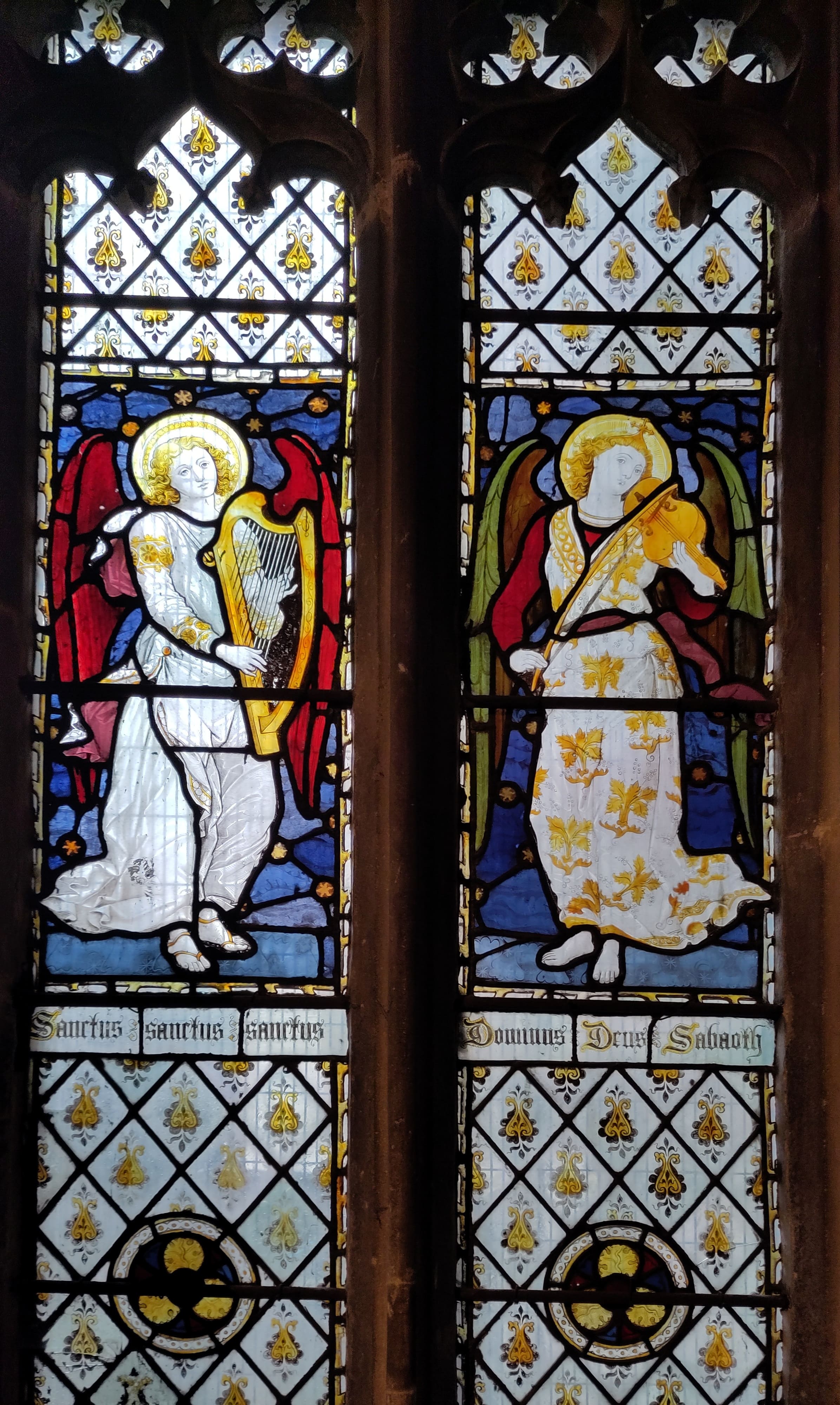 An image of a stained glass window.